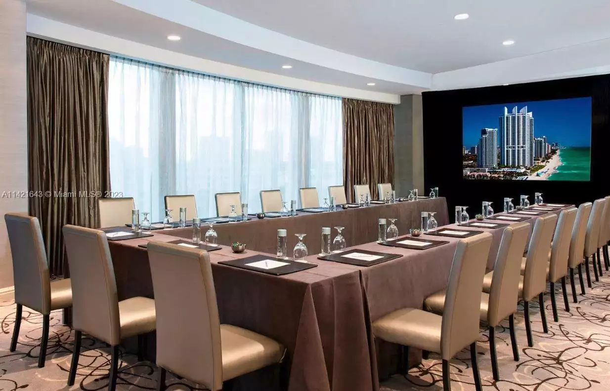 18001 Collins Ave # 1409 meeting area