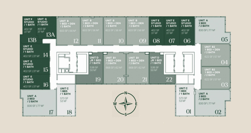 600 Miami World Center Floor Plan