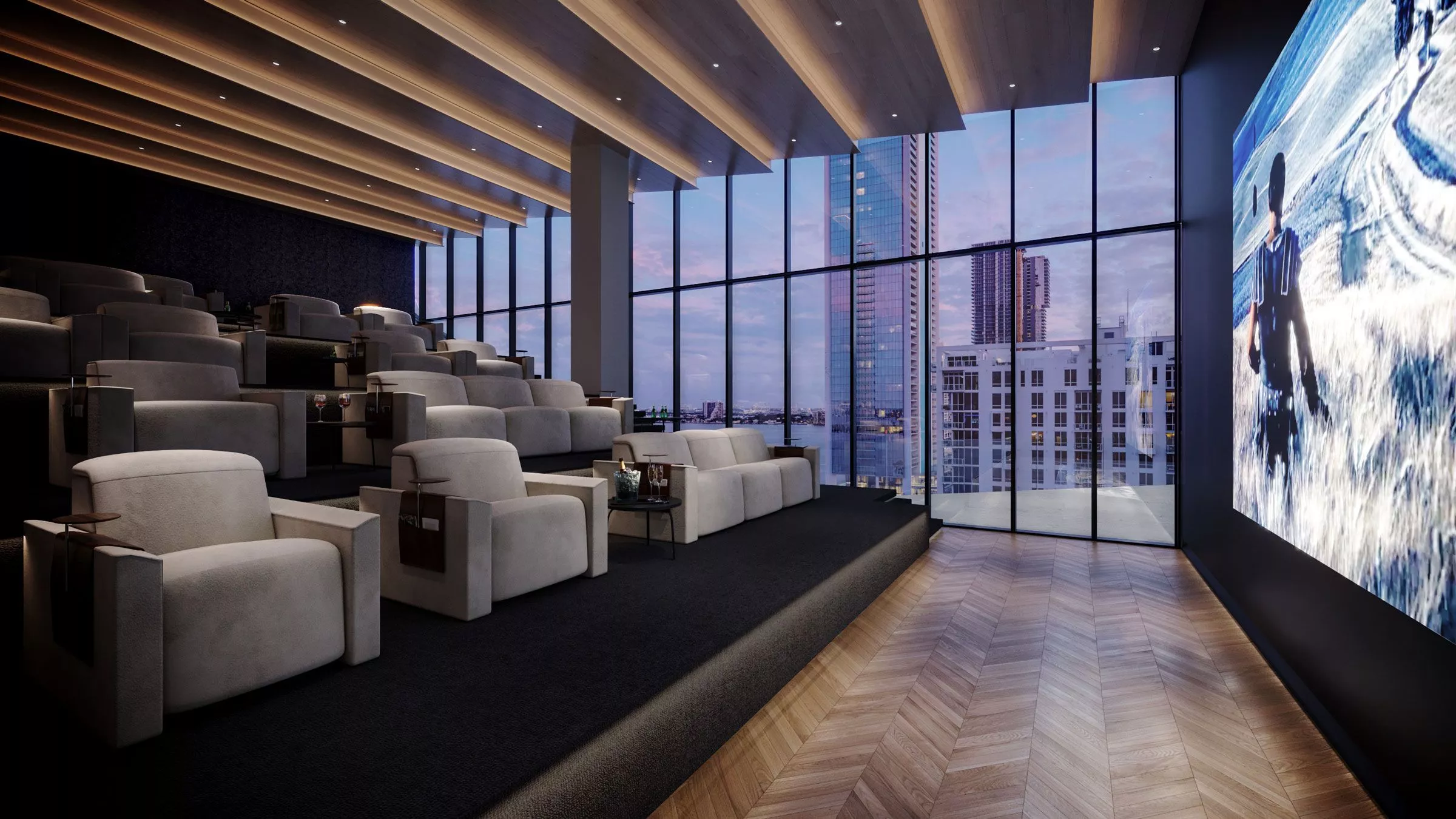 Movie-Room-Amenities-Gallery-Cove-Miami-Residences