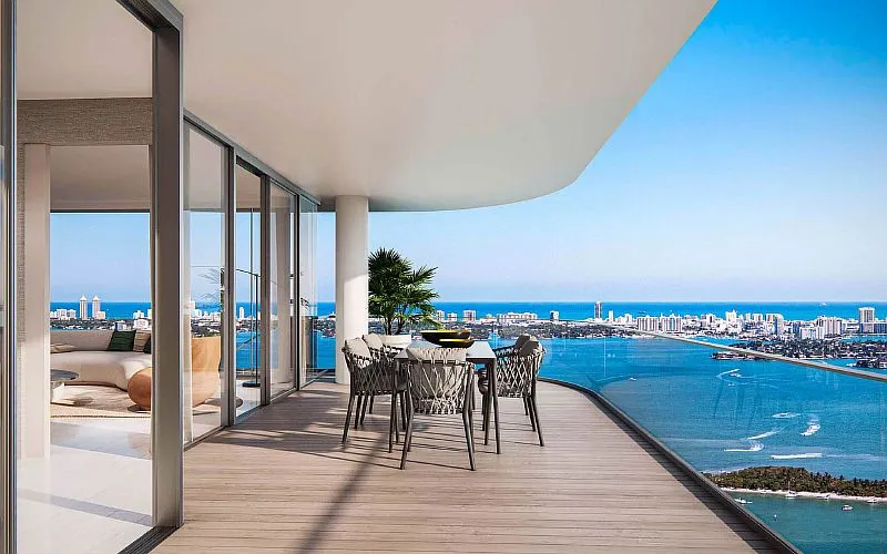 Aria Reserve Building balcony