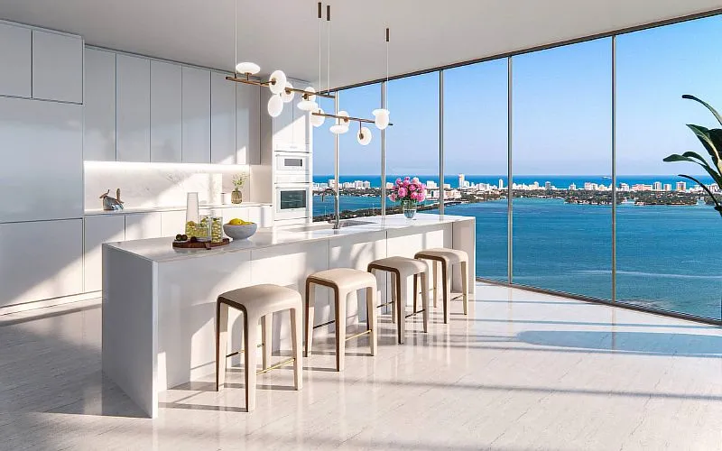 Aria Reserve Building kitchen
