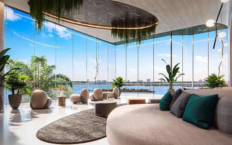 Aria Reserve Building living room