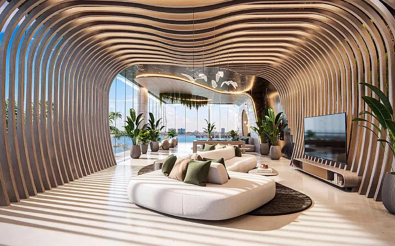 Aria Reserve Building lobby