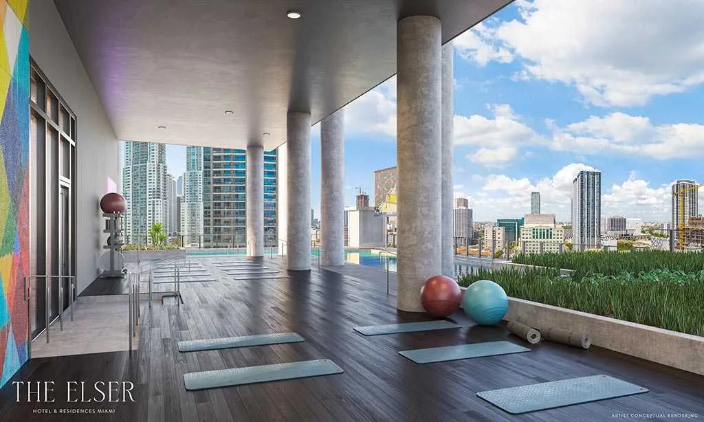 The elser yoga room