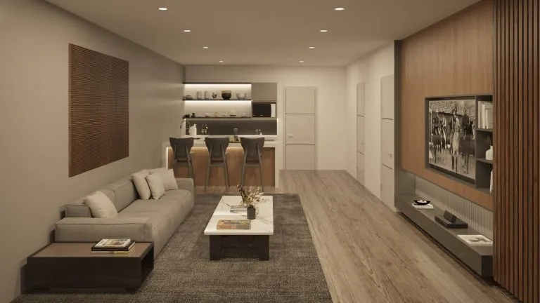 Visions At Brickell Living room Studio