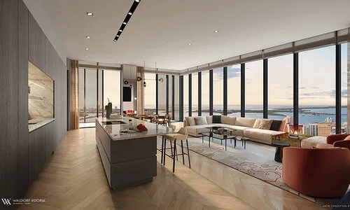 Waldorf-Astoria-Miami-Living area