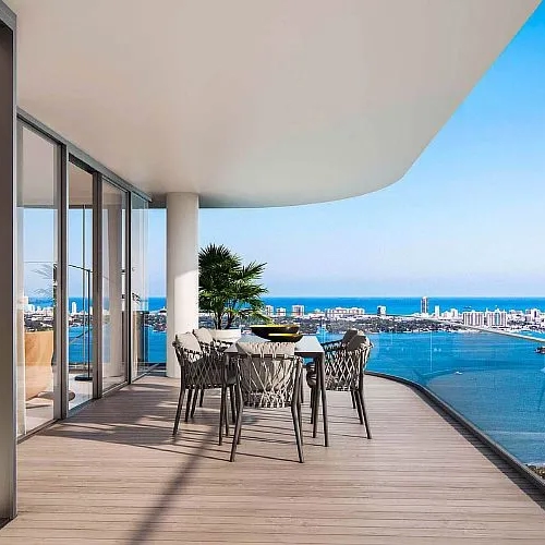 Aria Reserve Building balcony